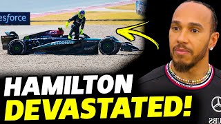 DEVASTATED HAMILTON BLAMES CAR FOR MISTAKES IN US  FORMULA 1 NEWS  HOME RACE [upl. by Darbie]