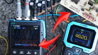 Potência RMS em amplificador excitadora R BXfnirsi osciloscopio loadtesting [upl. by Aicinoid466]