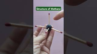 Structure of Methane CH4 structure methane hydrocarbons [upl. by Geneva148]