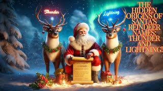 The Hidden Origins of Santas Reindeer Names Thunder and Lightningding [upl. by Jat]