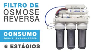 Filtro de Osmose Reversa para Consumo Água Extremamente Purificada [upl. by Alvarez511]