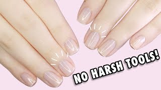 DIY Healthy Natural Nail Care Routine at Home  NO CRAZY TOOLS NEEDED [upl. by Kcirred]