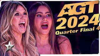 Americas Got Talent 2024 ALL AUDITIONS  Quarter Final 4 [upl. by Sontag106]