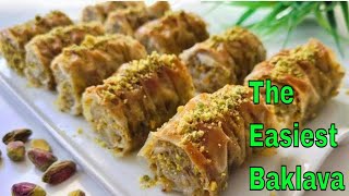 This is the EASIEST Baklava Recipe Youll EVER Make in Minutes [upl. by Gussy546]