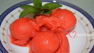 SORBETTO ALLE FRAGOLE BIMBY [upl. by Hanae]