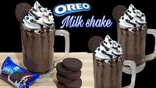 Oreo Milkshake Thick creamy Oreo MilkshakeOreo Milkshake recipe chocolate milkshakemilkshake [upl. by Chaddy]