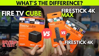 Amazon FIRE TV CUBE vs FIRESTICK 4K MAX vs 4k Which one is best [upl. by Ayanad]