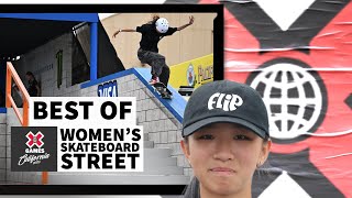 BEST OF Women’s Skateboard Street  X Games California 2023 [upl. by Aihsemak]