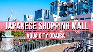 Japanese Shopping Mall  AQUA CITY ODAIBA  JAPANESE STORE TOURS [upl. by Zindman865]