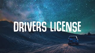 Olivia Rodrigo  Drivers License Lyrics [upl. by Anirtap]