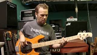 Skin Tight  The Ohio Players Marshall Rock Jones bass cover [upl. by Aleet167]