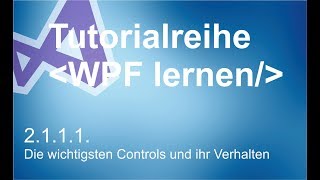 2111  Die wichtigsten Controls und ihr Verhalten [upl. by Nwahsar534]