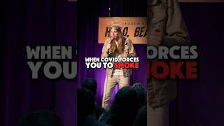 Inhaling stress exhaling mess 🚬😷 andrewrivers standup comedy funny [upl. by Ajuna]