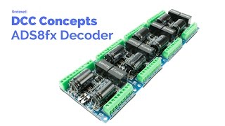 1 Reviewed DCC Concepts ADS8fx Accessory Decoder [upl. by Zerline]