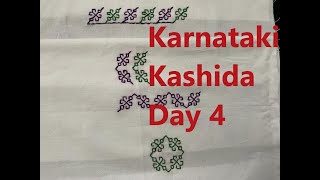 Karnataki Kashida Free Online Course  Day 4 [upl. by Tesler]