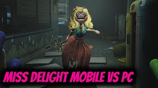 Miss Delight MOBILE vs PCPOPPY PLAYTIME 3 MOBILE OFICIAL [upl. by Adranoel]