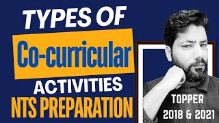 Types of Cocurricular Activities  NTS Preparation  BRAINS ACADEMY nts ajkpsc [upl. by Aneram818]