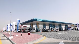 Look Inside ADNOCs first service station in Dubai [upl. by Kernan751]