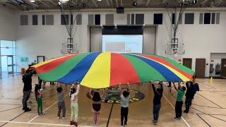 PE Parachute Large Group Activities [upl. by Erlewine]