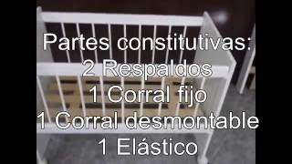 Tutorial Cuna Colecho Muebles MyJ [upl. by Nylsaj]