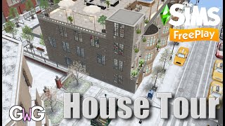 The Sims Freeplay Broadway Park House Tour 🧑‍🎄Christmas Quest Grand Prize [upl. by Lightman]