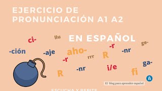 Pronunciacion en español A1 A2 [upl. by Chandra600]