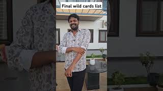 Bigg Boss 8 Telugu Final wild Cards list by Adi Reddy [upl. by Darice191]