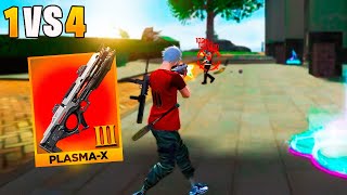 TESTEI AO MÁXIMO A NOVA PLASMAX SOLO VS SQUAD FREE FIRE MOBILE [upl. by Ardelia]