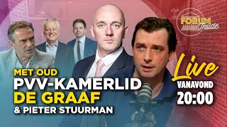 Forum Inside LIVE met oud PVVKamerlid Machiel de Graaf Gideon van Meijeren amp Pieter Stuurman  FVD [upl. by Hsirahc112]