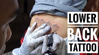 Lower Back Tattoo  Birth Year Tattoos  Tattooed Girl EP10 [upl. by Namlaz]