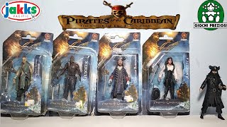 Jakks Pacific Pirates of the Caribbean BlackbearedAngelicaBarbbossaGunner amp Zombie Figures Review [upl. by Christoforo]