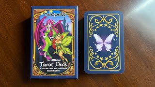 Honest Tarot Deck Review NeoPets  The Official Tarot Deck and Guidebook  Faerie Edition [upl. by Pris]