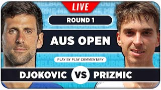 DJOKOVIC vs PRIZMIC • Australian Open 2024 • LIVE Tennis PlaybyPlay Stream [upl. by Dduj493]