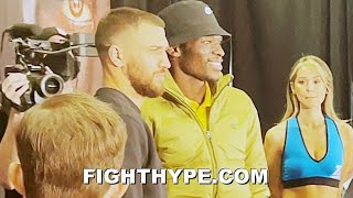 HIGHLIGHTS  LOMACHENKO VS RICHARD COMMEY FINAL PRESS CONFERENCE amp FIRST OFFICIAL FACE OFF [upl. by Oaht]