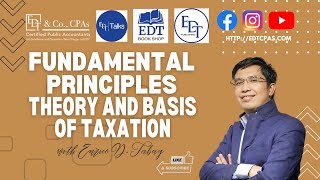 FUNDAMENTAL PRINCIPLES  Theory and Basis of Taxation [upl. by Ybot]