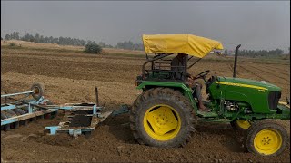 Johndeere 5210 gear pro harrow performance [upl. by Llirrehs]