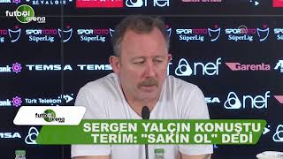 Fatih Terim ve Sergen Yalçın atışması [upl. by Chelsie]