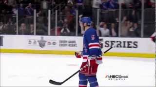 Dan Girardi goal Ottawa Senators vs NY Rangers 42612 NHL Hockey [upl. by Esther]