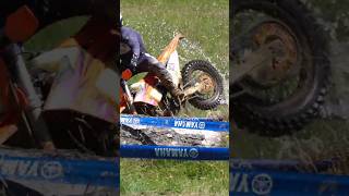 Even the champ gets it wrong sometimes enduro crash fail ktm [upl. by Onairpic225]