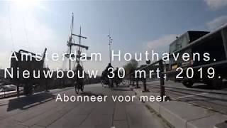 4K Door de straten van Amsterdam quotDe Houthavens quot 30 mrt 2019 [upl. by Dyane]