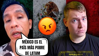 😱PERUANO AFIRMA que MÉXICO ES el PAIS MÁS POBRE DE LATAM y SE BURLA DE MEXICO  RUSOS REACCIONAN [upl. by Rodie]