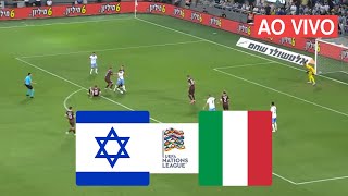 Onde assistir Israel x Itália ao vivo  Liga das Nações UEFA 20242025 [upl. by Annod]