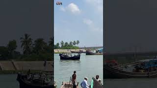 Fishing trawlers return to the Fishery Ghat with their catch from the deep sea [upl. by Atirrehs]