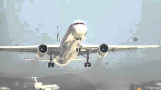 Air Koryo Tu204 taking off from Pyongyang Airport [upl. by Stoddart]