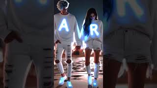 Boy and girl name status A R vs A P cutelove shortsviralvideo youtubeshorts whatsappstatus [upl. by Rednijar]