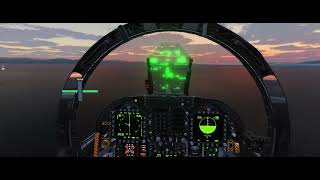 DCS FA18C AGM84 Harpoon 발사 amp 착함 20240131 [upl. by Adamsen]