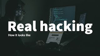 How hacking actually looks like [upl. by Yennej]