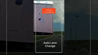 Tesla thoughts auto lane change and navigate on auto tesla automobile autopilot [upl. by Norak]