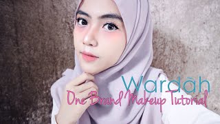 Wardah One Brand Makeup Tutorial  First Impression  Shafira Eden [upl. by Cargian]