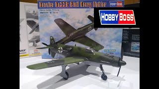 Hobby Boss Dornier Do 335 Pfeil 172 [upl. by Eelam]